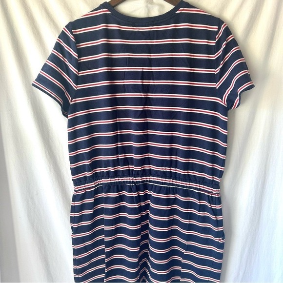 Charter Club Blue and White Relaxed Fit T-Shirt dress - Picture 4 of 4